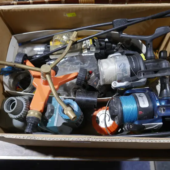 Fishing reels and irrigation fittings