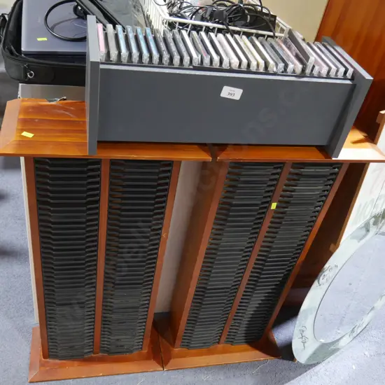 3CD racks and CDs