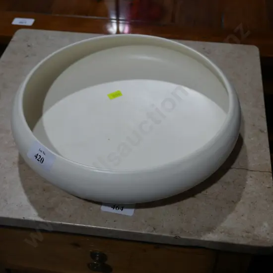Crown Lynn hand potted float bowl