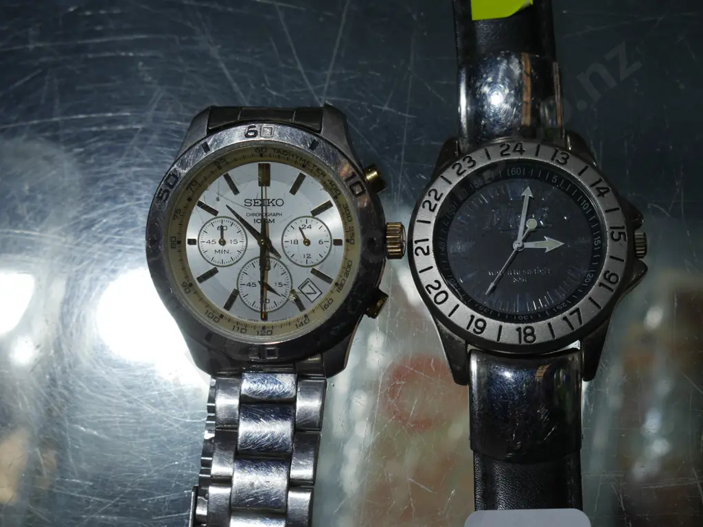 Seiko and Mack wrist watches Image 1++