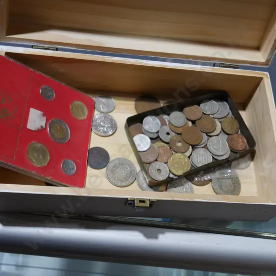 Assorted coins