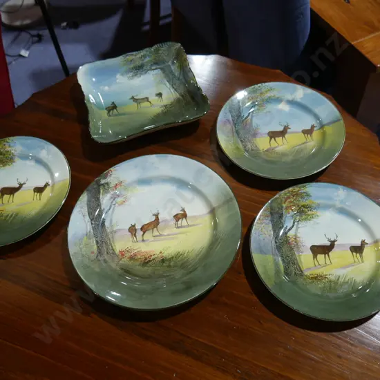 5 Royal Doulton plates