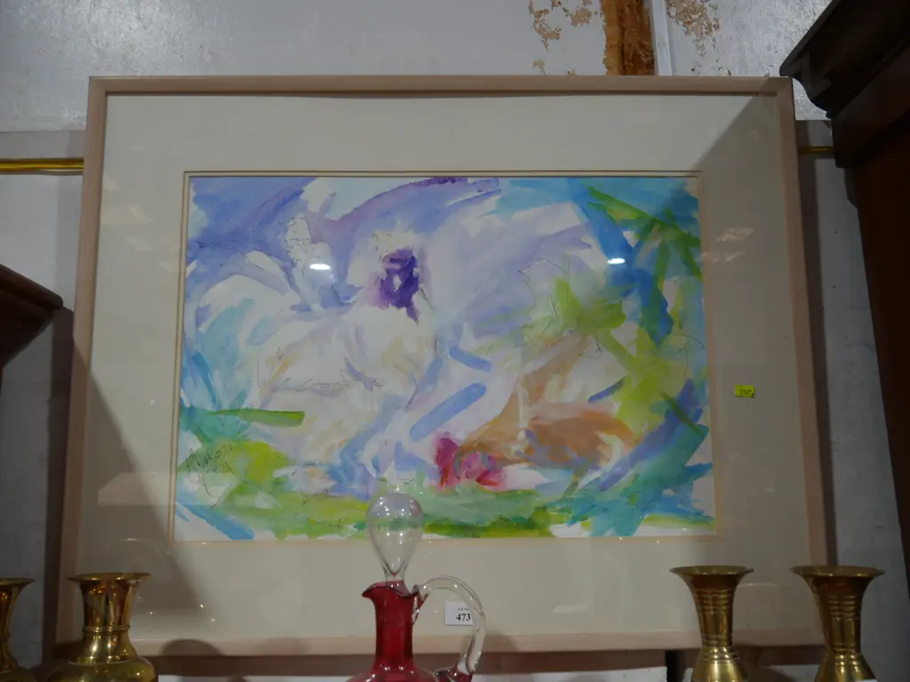 Chickens watercolour Image 1++