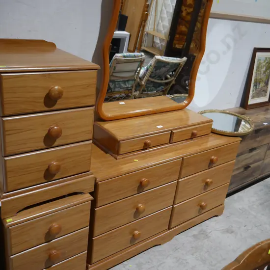Three piece bedroom suite