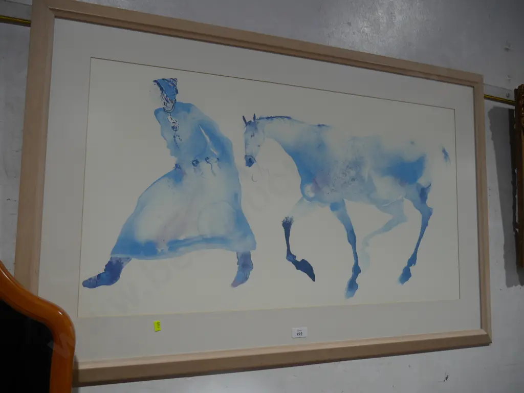 Artwork lady with horse Image 1++