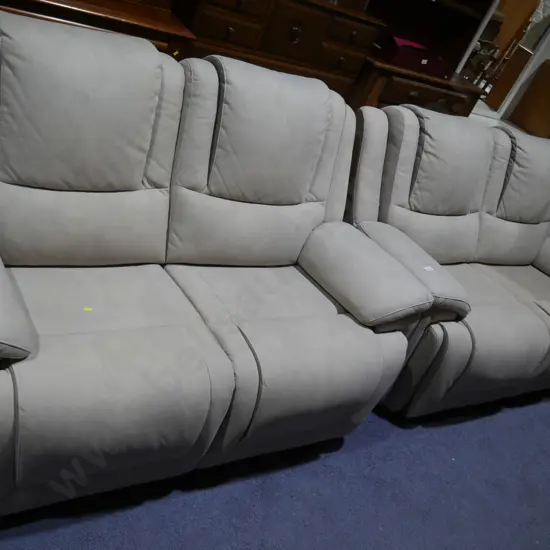 2 X two seater recliner settees