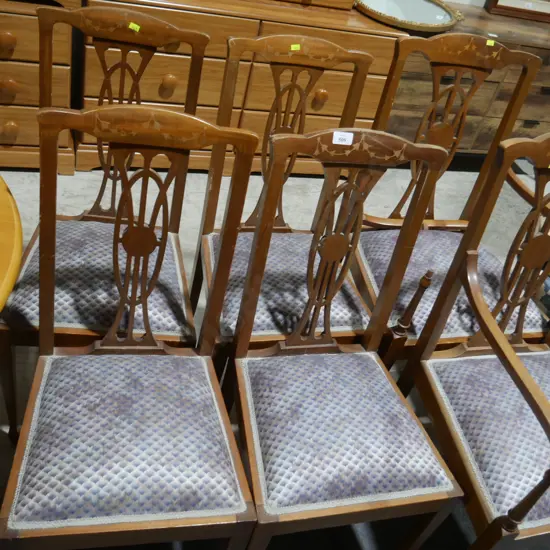 Set of 6 dining chairs
