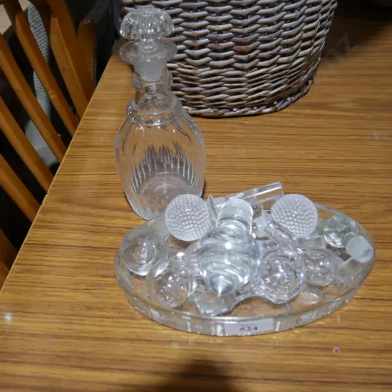 Decanter stoppers etc