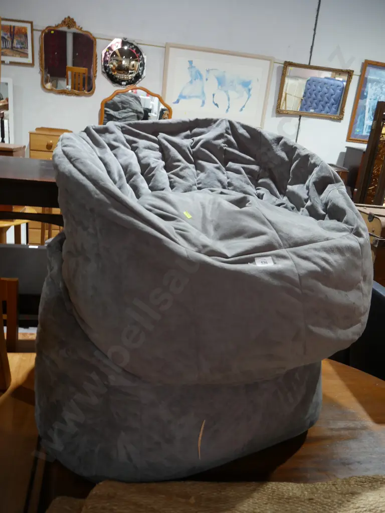 Two bean bag chairs Image 1++