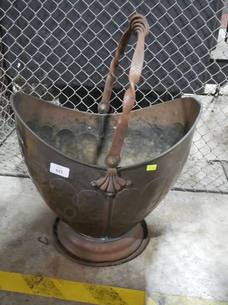 Copper coal scuttle Image 1++