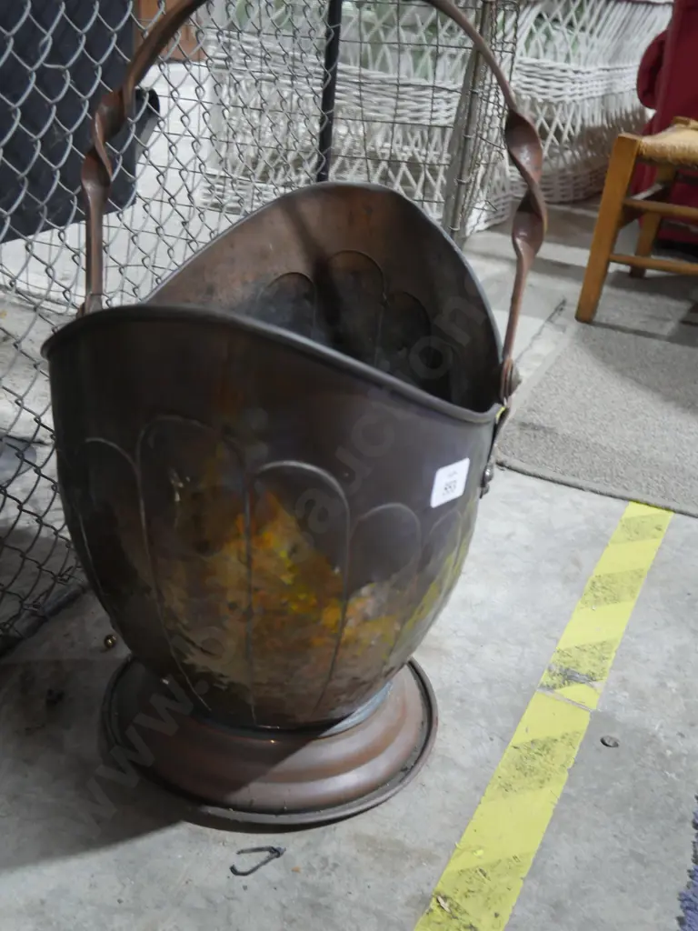 Copper coal scuttle Image 1++