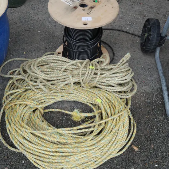 Cable and rope