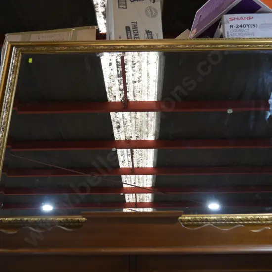 Gilt framed mirror