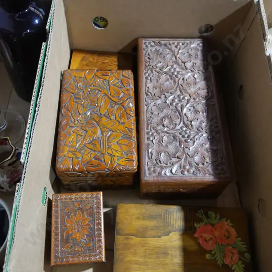 Wooden boxes