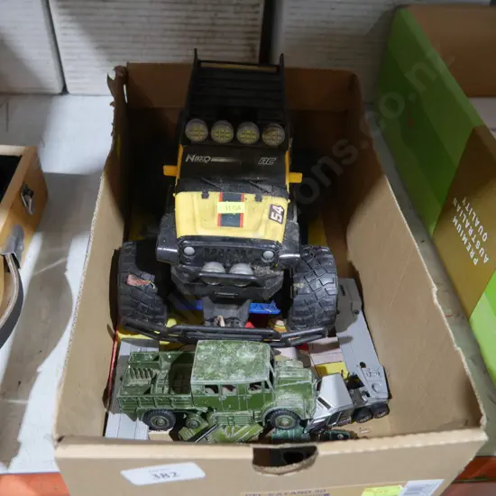 Toy trucks etc