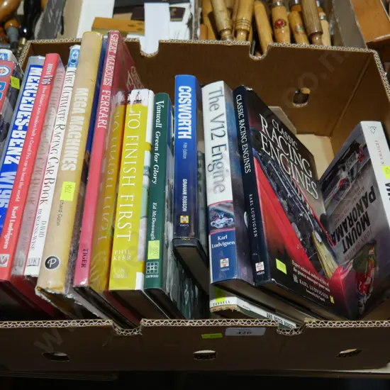 Box of car books