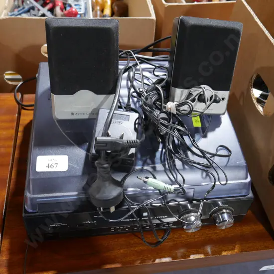 Turntable radio system