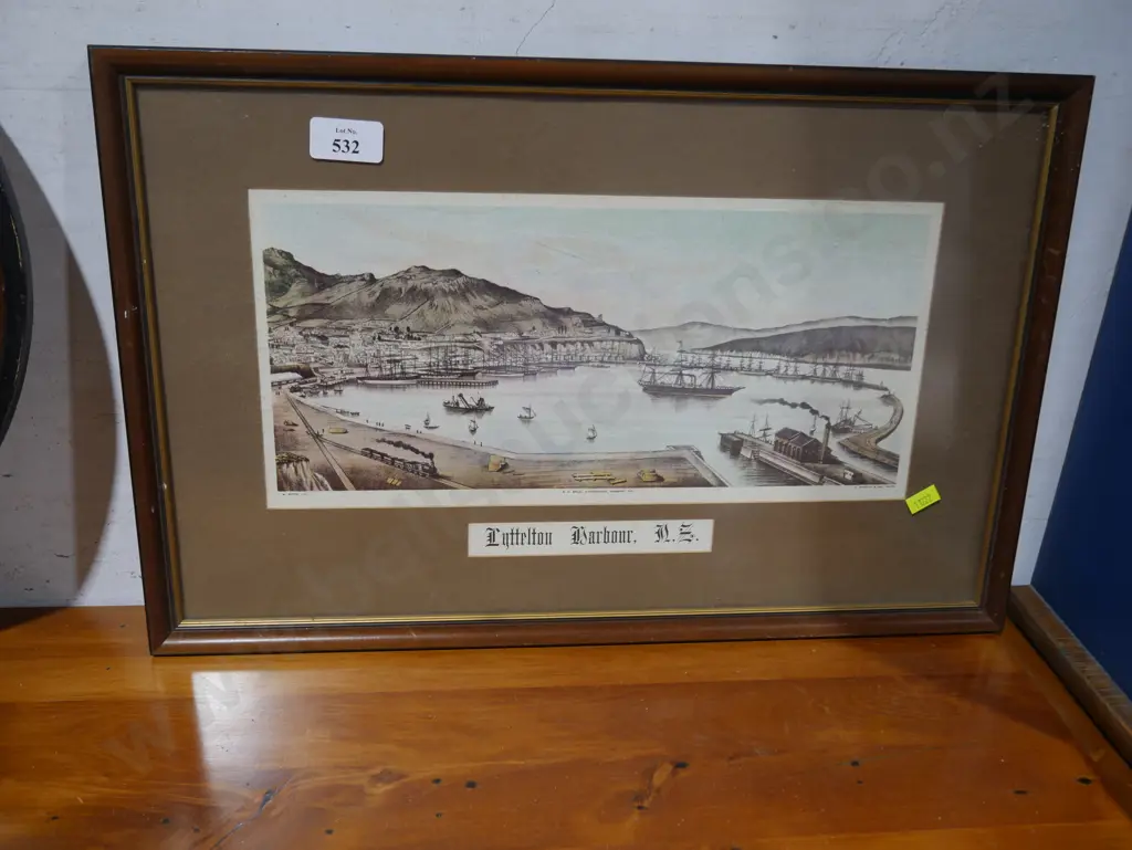 Lyttelton Harbour print Image 1++