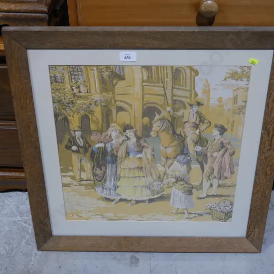 Framed tapestry