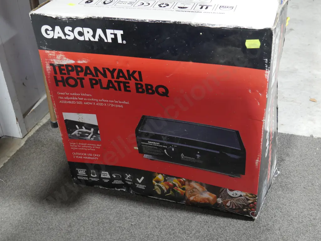 Gascraft teppanyaki hot plate BBQ Image 1++