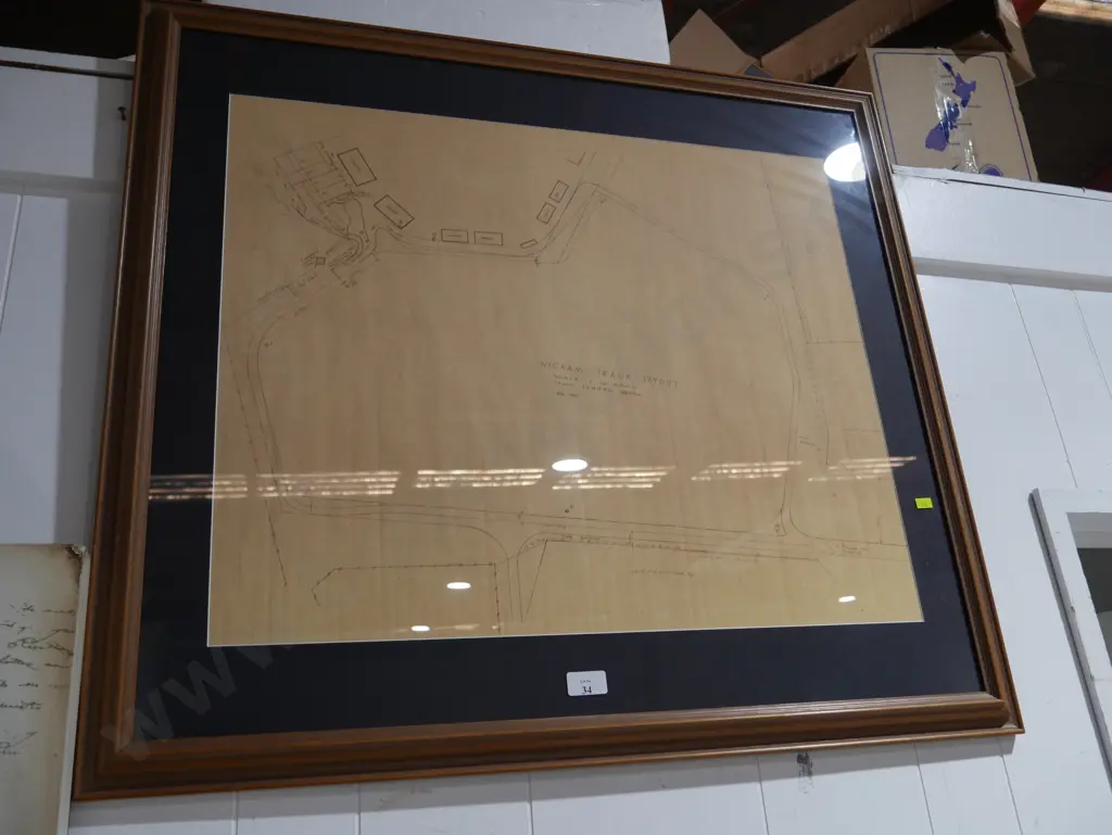 Framed Wigram track layout plan Image 1++