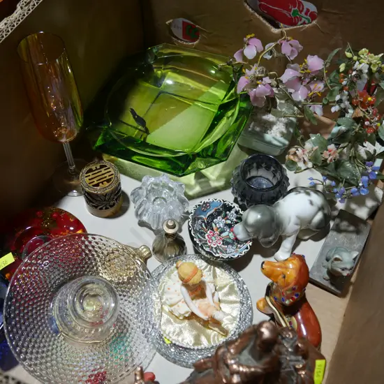 Glassware etc