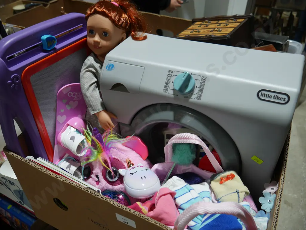 Toy washing machine and toys Image 1++