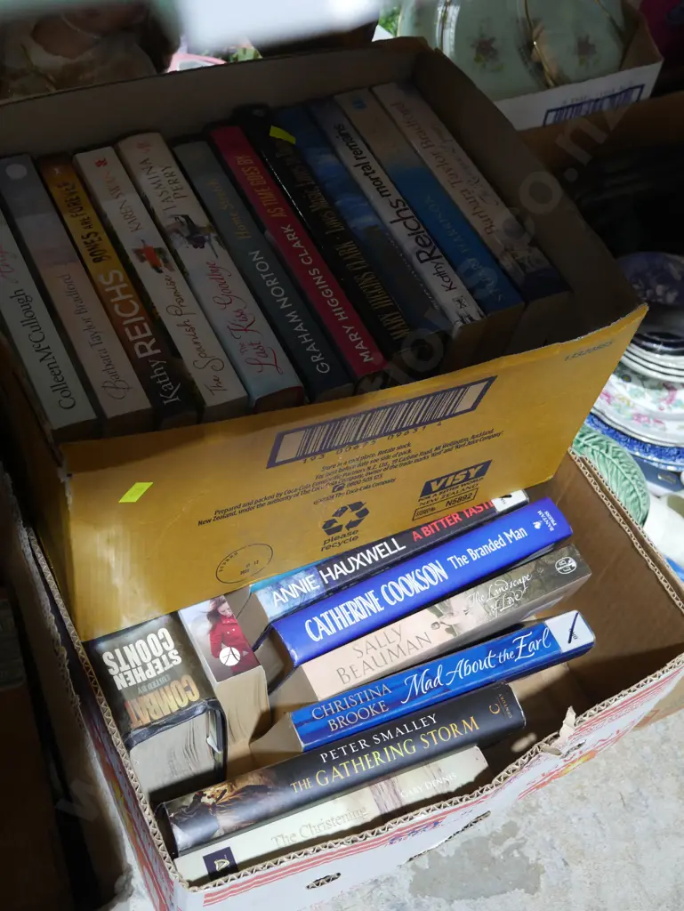 2 boxes of books Image 1++