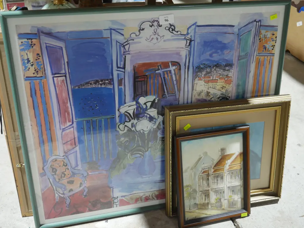 4 framed artworks Image 1++