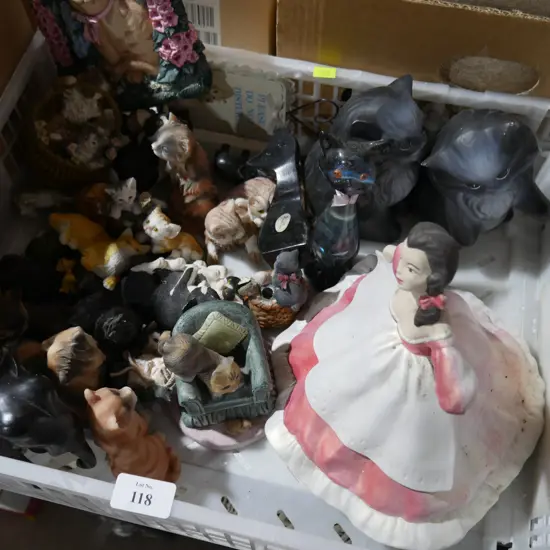 Cat ornaments etc