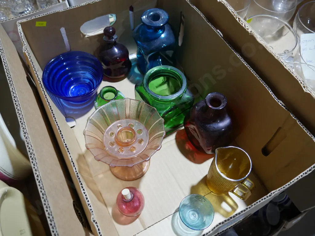 Coloured glassware Image 1++