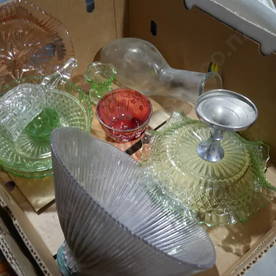 Coloured glassware