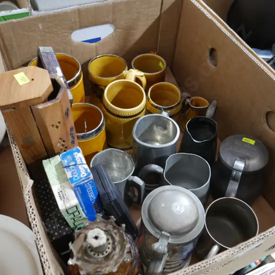 Drinking mugs etc