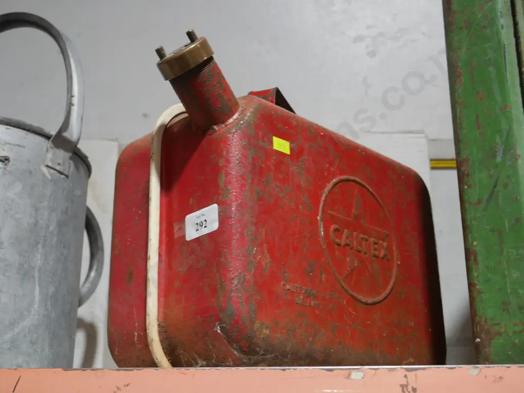 Caltex petrol can Image 1++