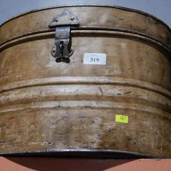 Tin hat box