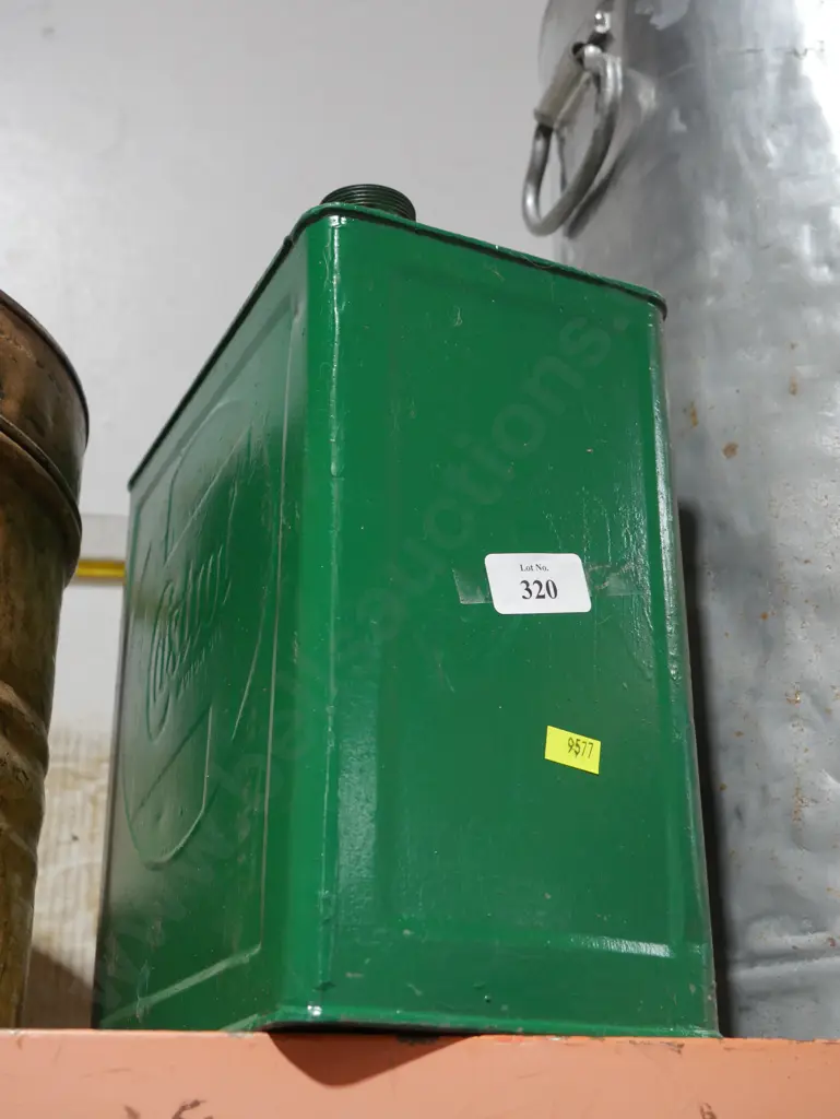 Tin Castrol petrol can Image 1++