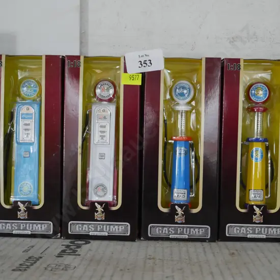 4 gas pumps