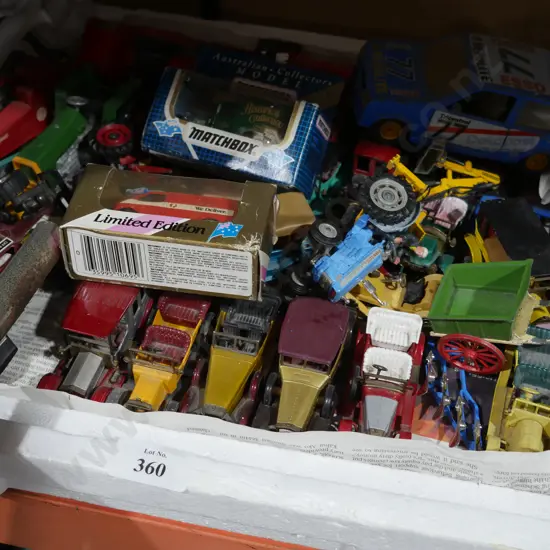 Toy cars tractors