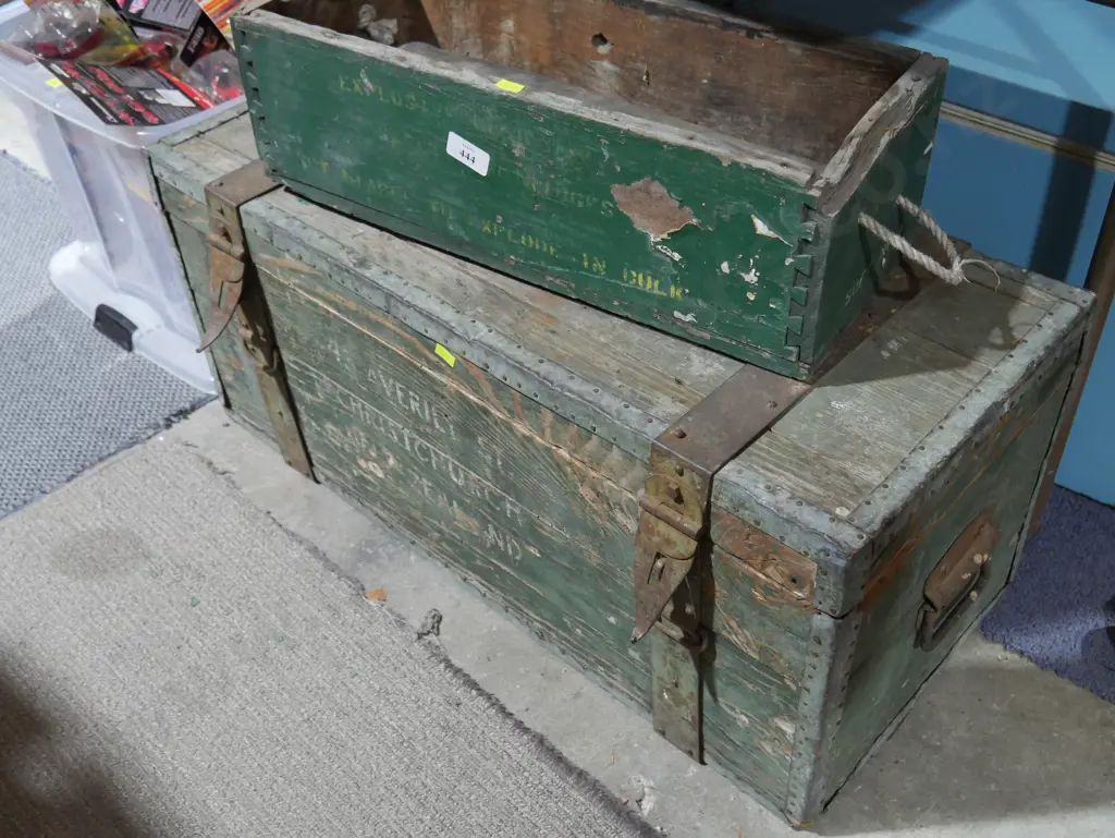 Wooden trunk etc Image 1++