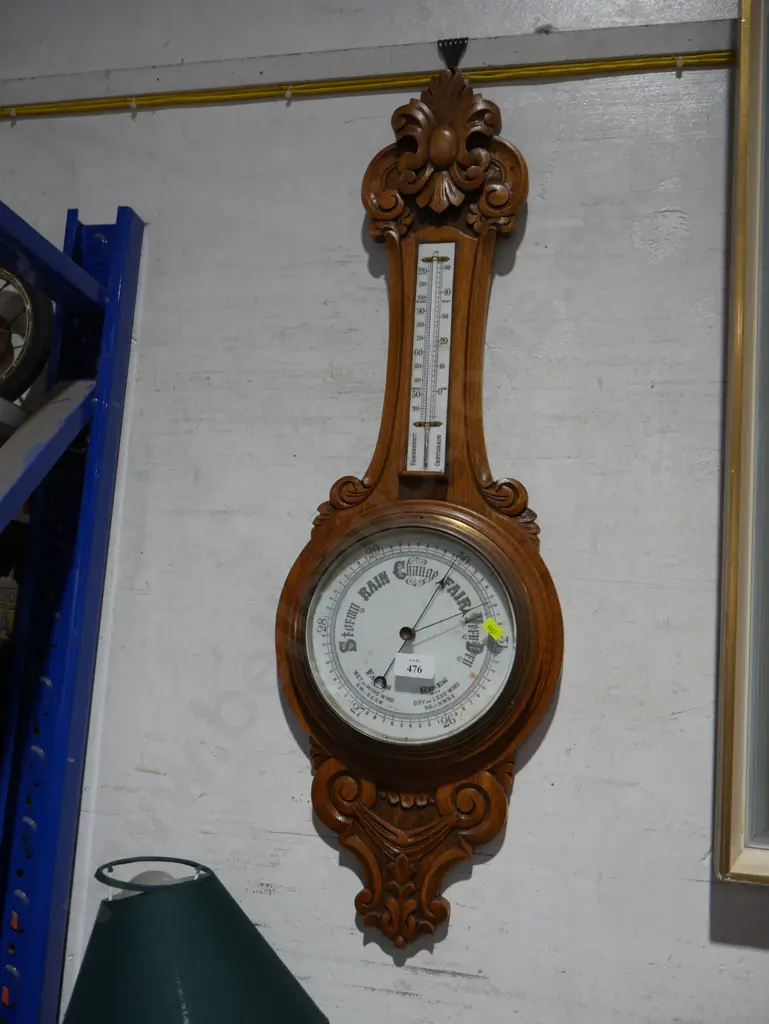 Large vintage wall barometer Image 1++