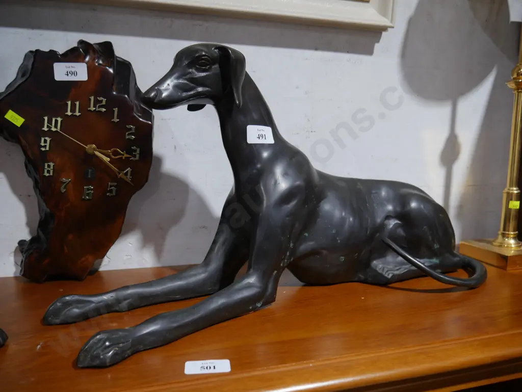Very large metal greyhound dog Image 1++