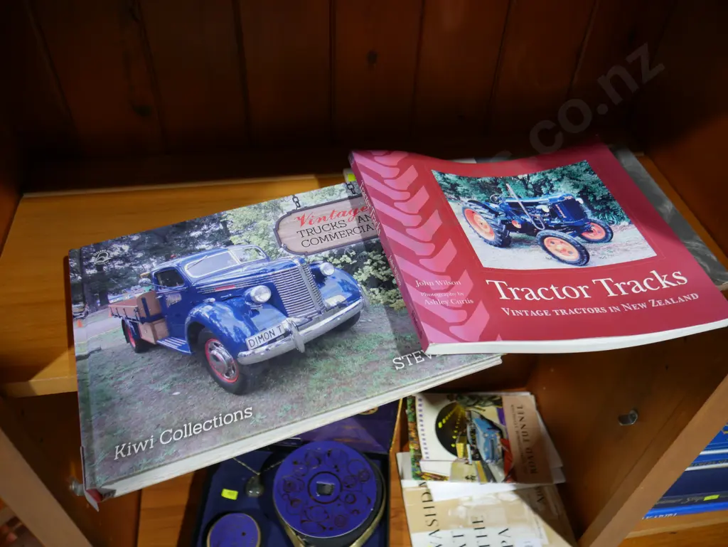 Two books, tractors and vintage trucks Image 1++