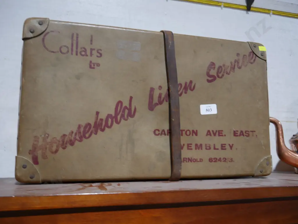 Advertising vintage suitcase Image 1++