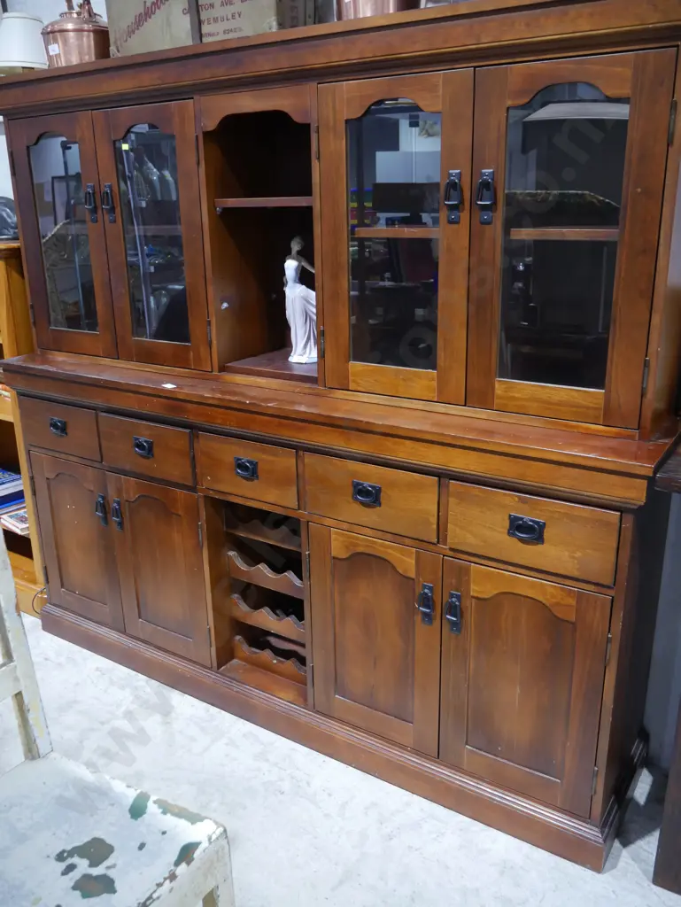 Large vintage glazed cupboard unit Image 1++