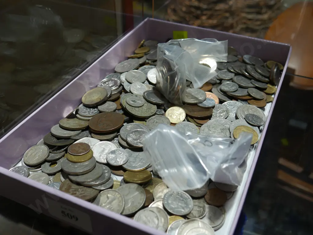 Box of old coins Image 1++