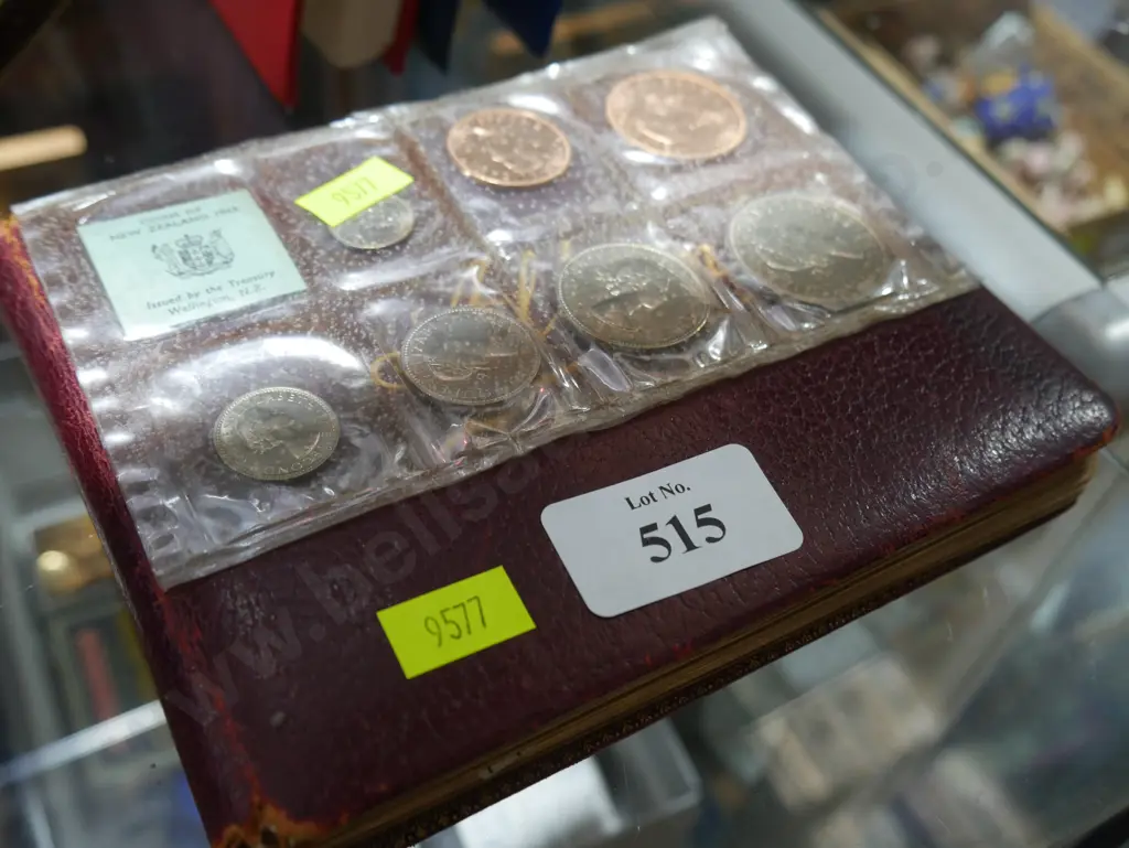 Autograph album and Coins of NZ 1965 Image 1++