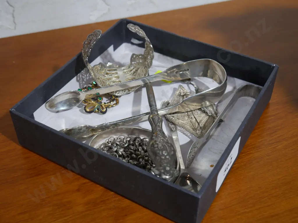 Stirling Silver spoons etc Image 1++