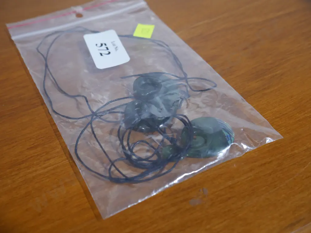 Greenstone necklaces Image 1++
