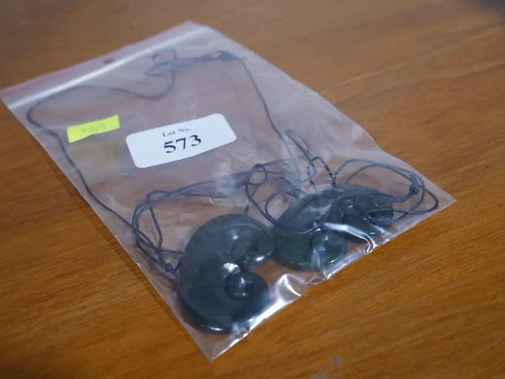 Greenstone necklaces Image 1++