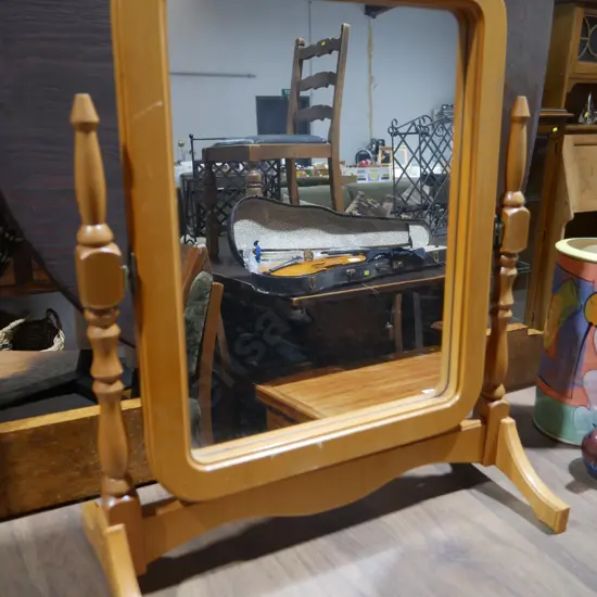 Toilet mirror
